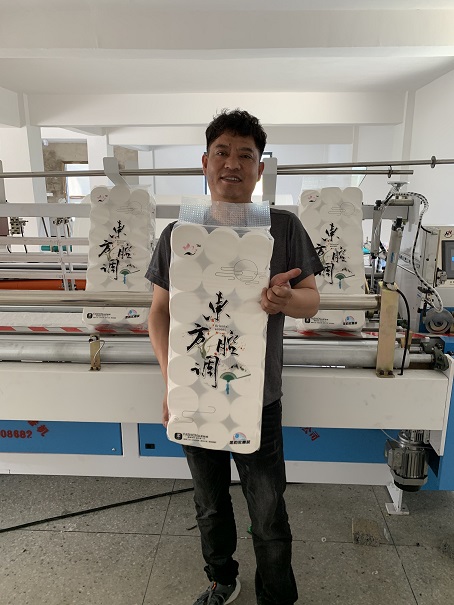 江西德興好配1880型號衛生紙復卷機安裝調試完畢